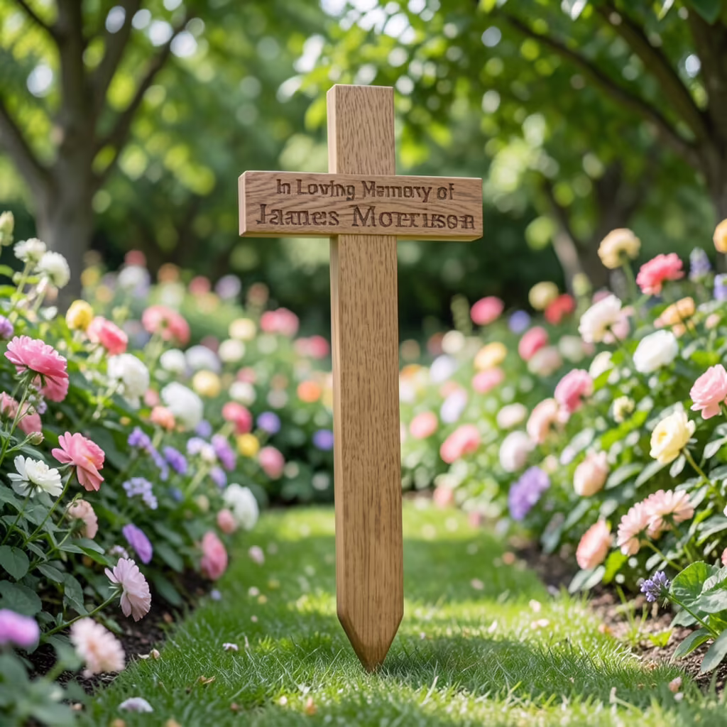 Personalised Memorial Cross