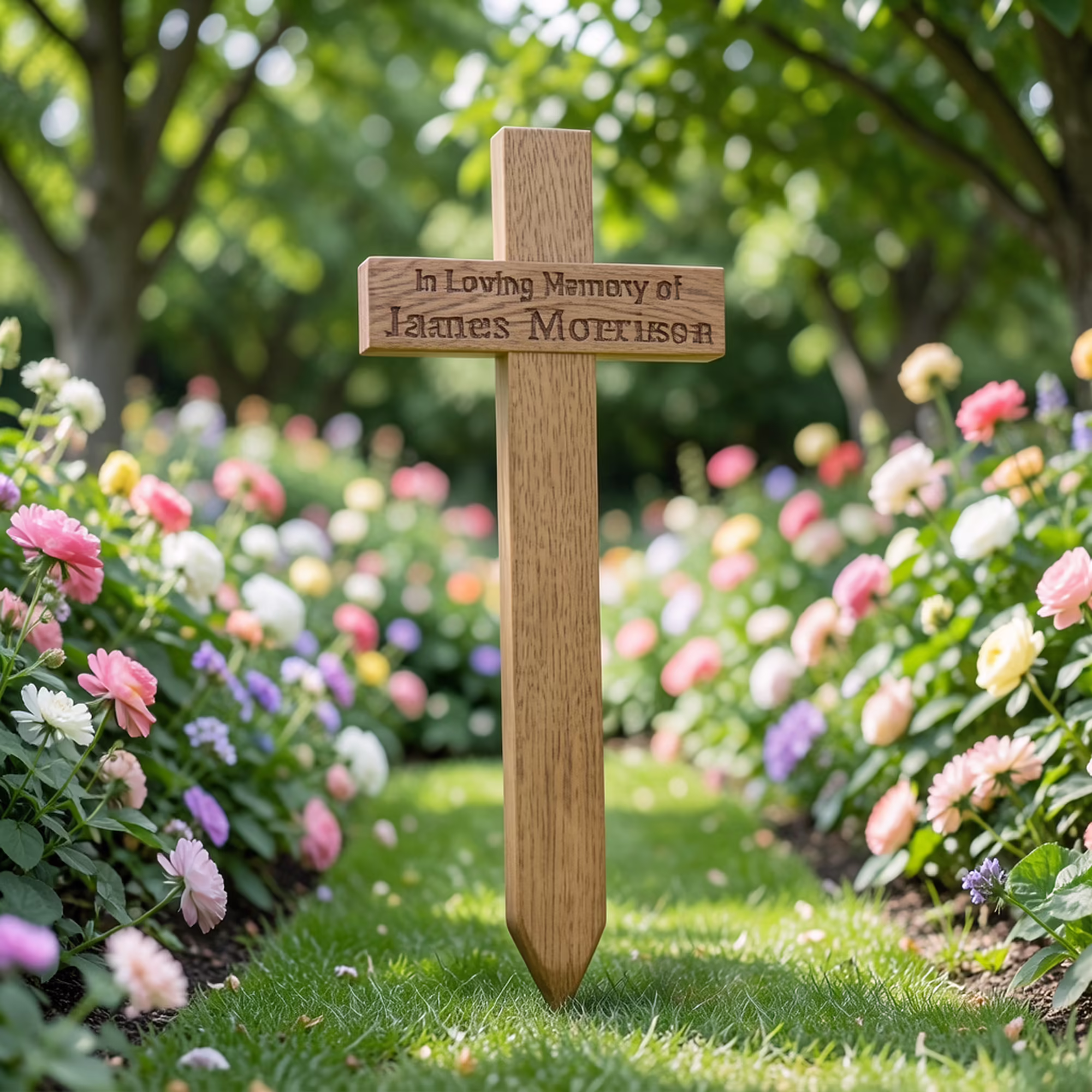 Personalised Memorial Cross