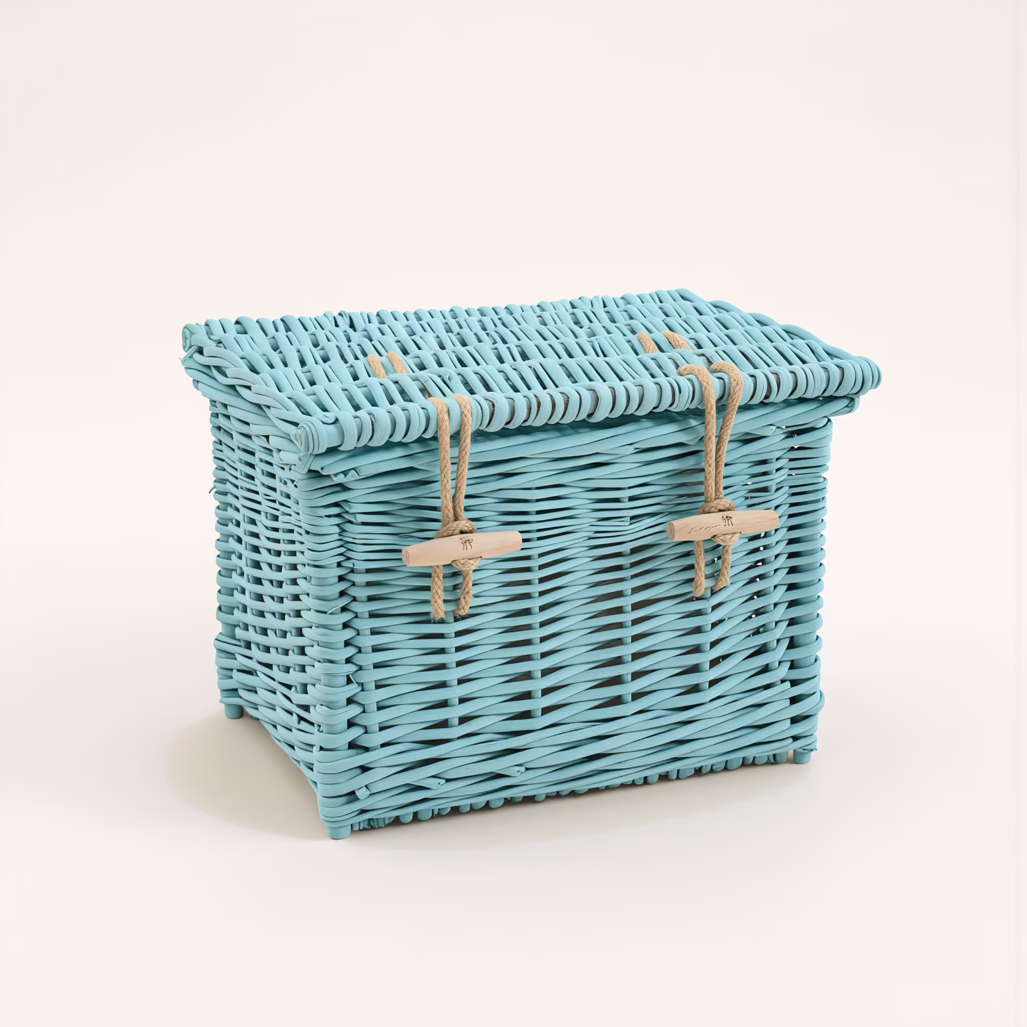 Rectangular Coloured Willow blue