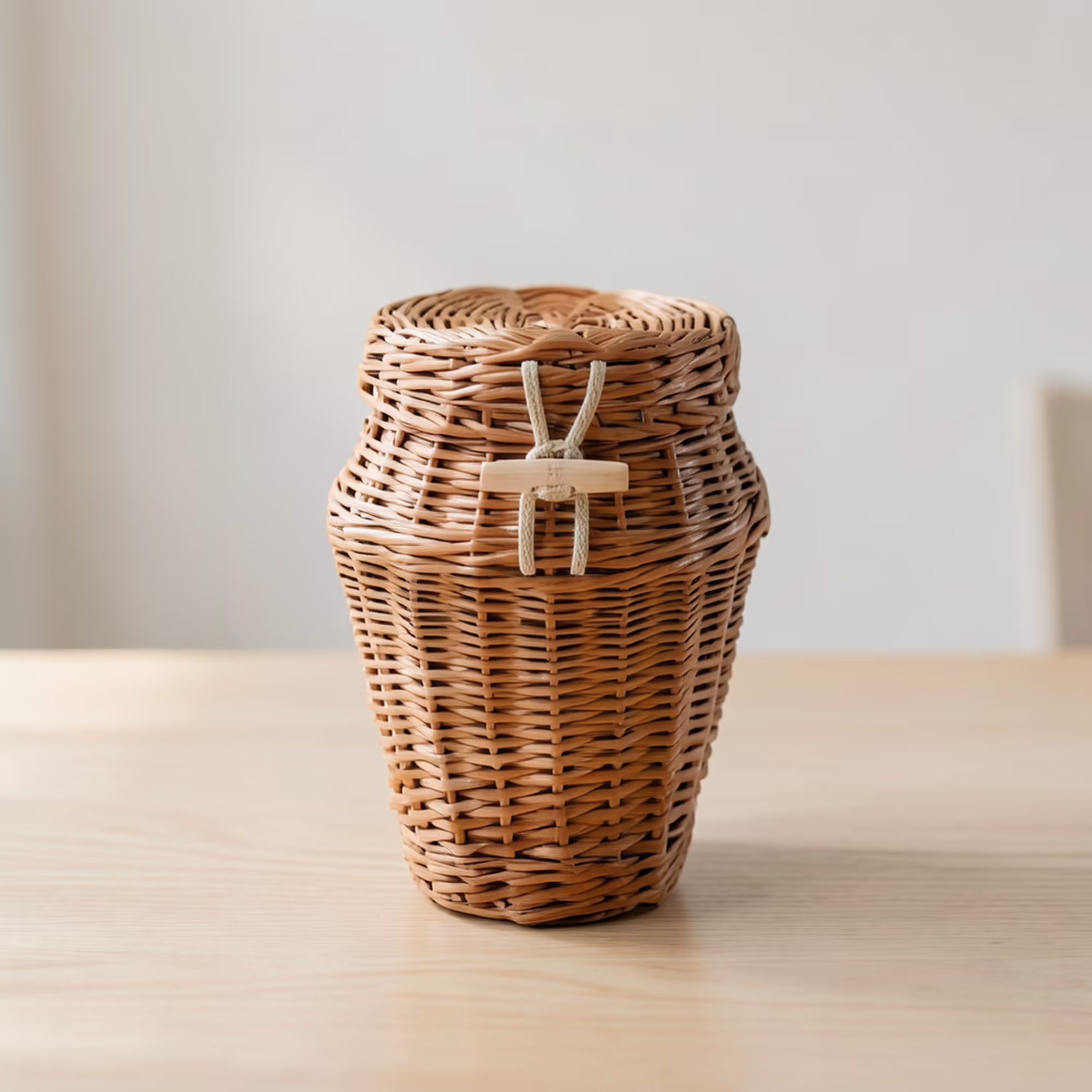 Round Willow Casket dark