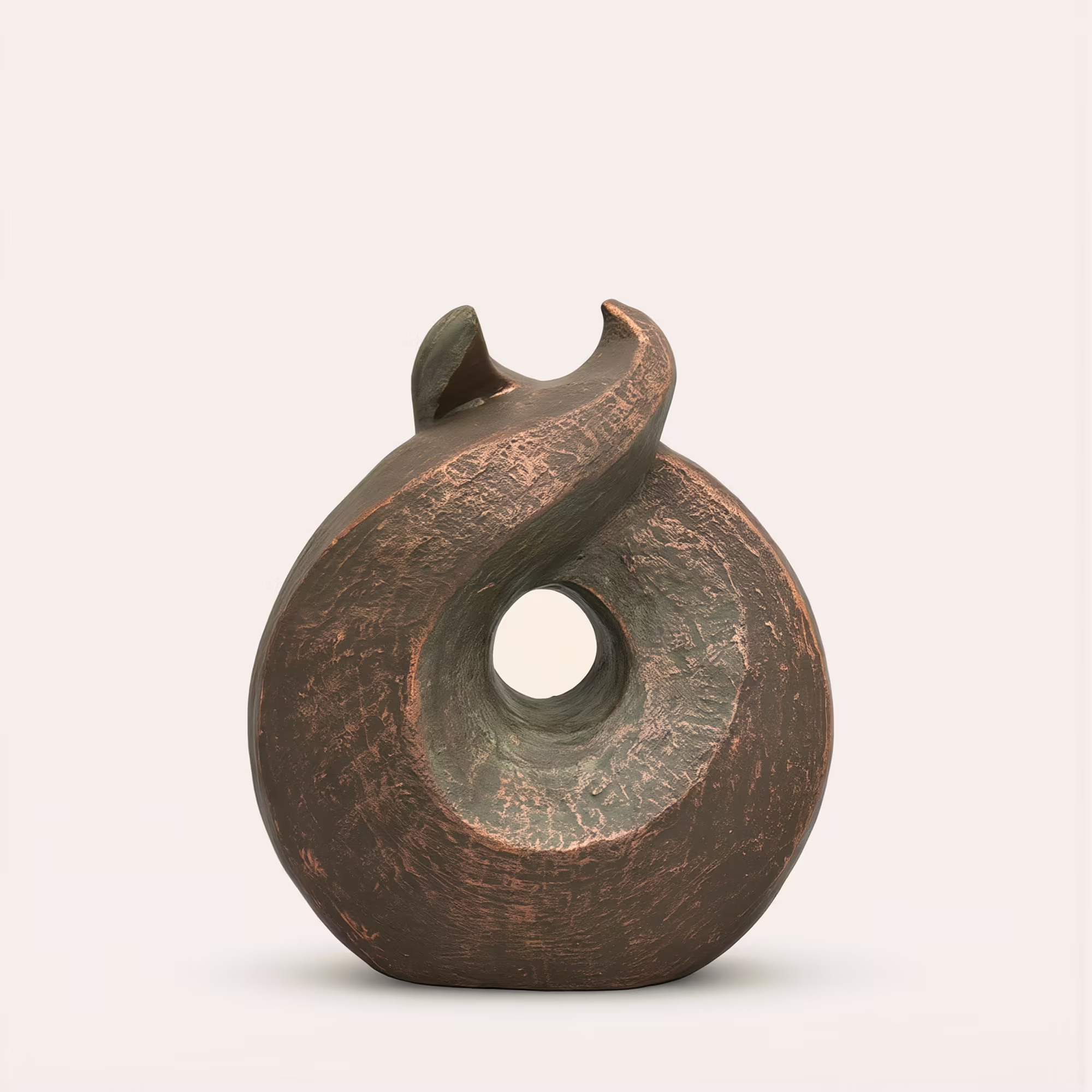 Sculptured Ceramic Urn