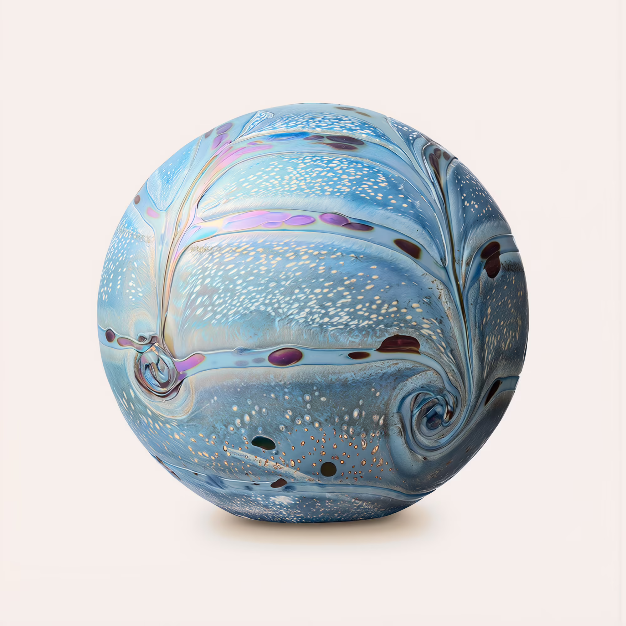 Spherical Flower Urn