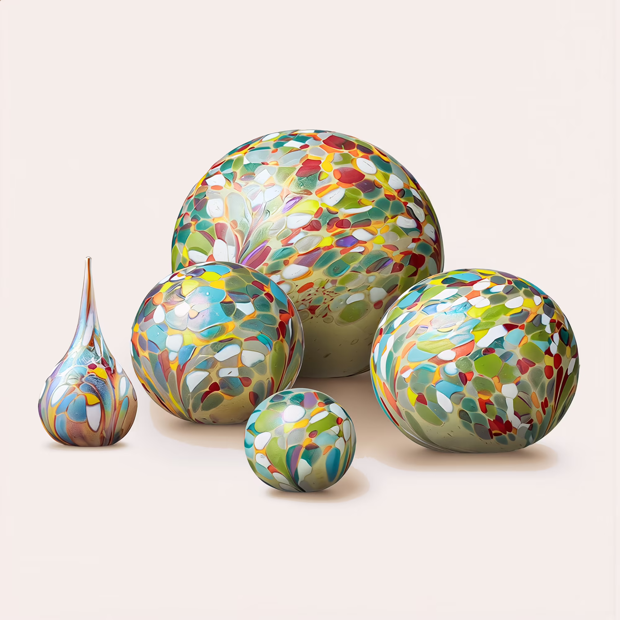 Spherical Flower Urn