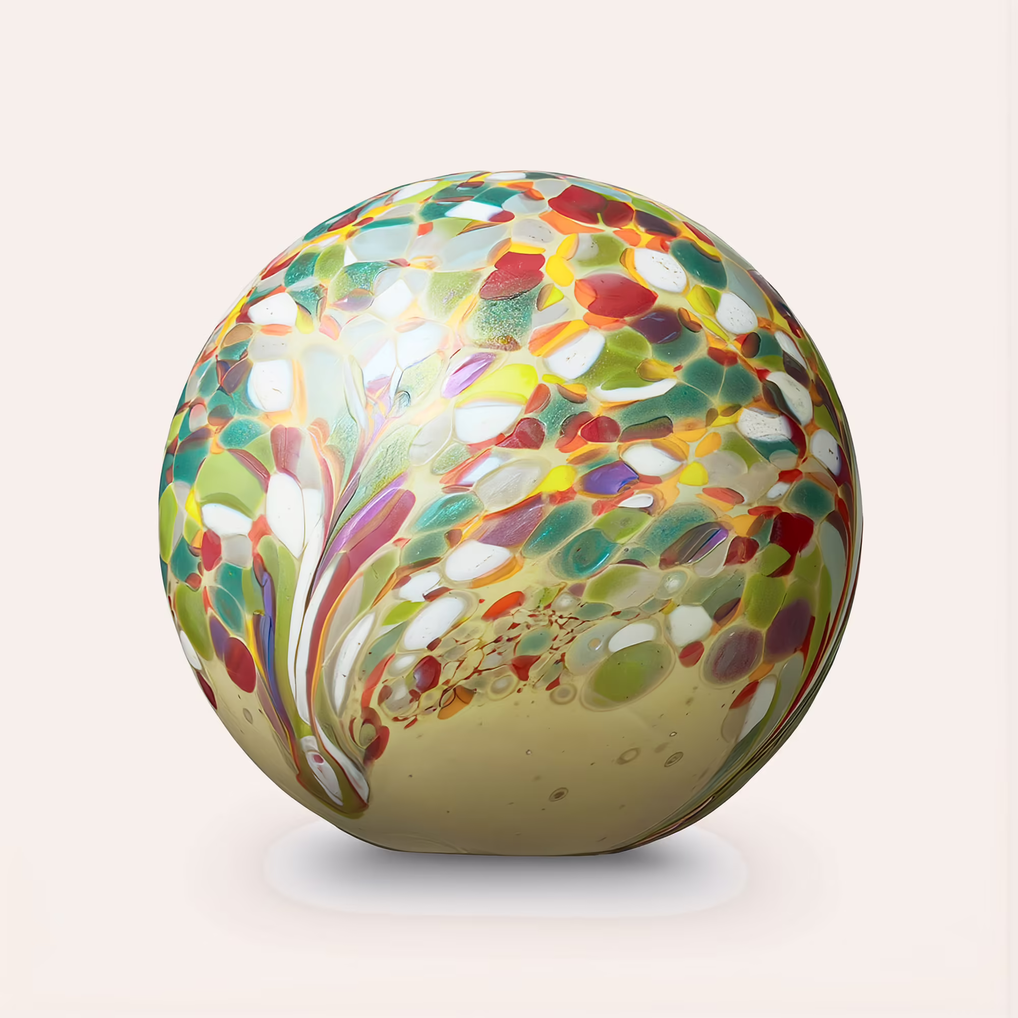 Spherical Flower Urn