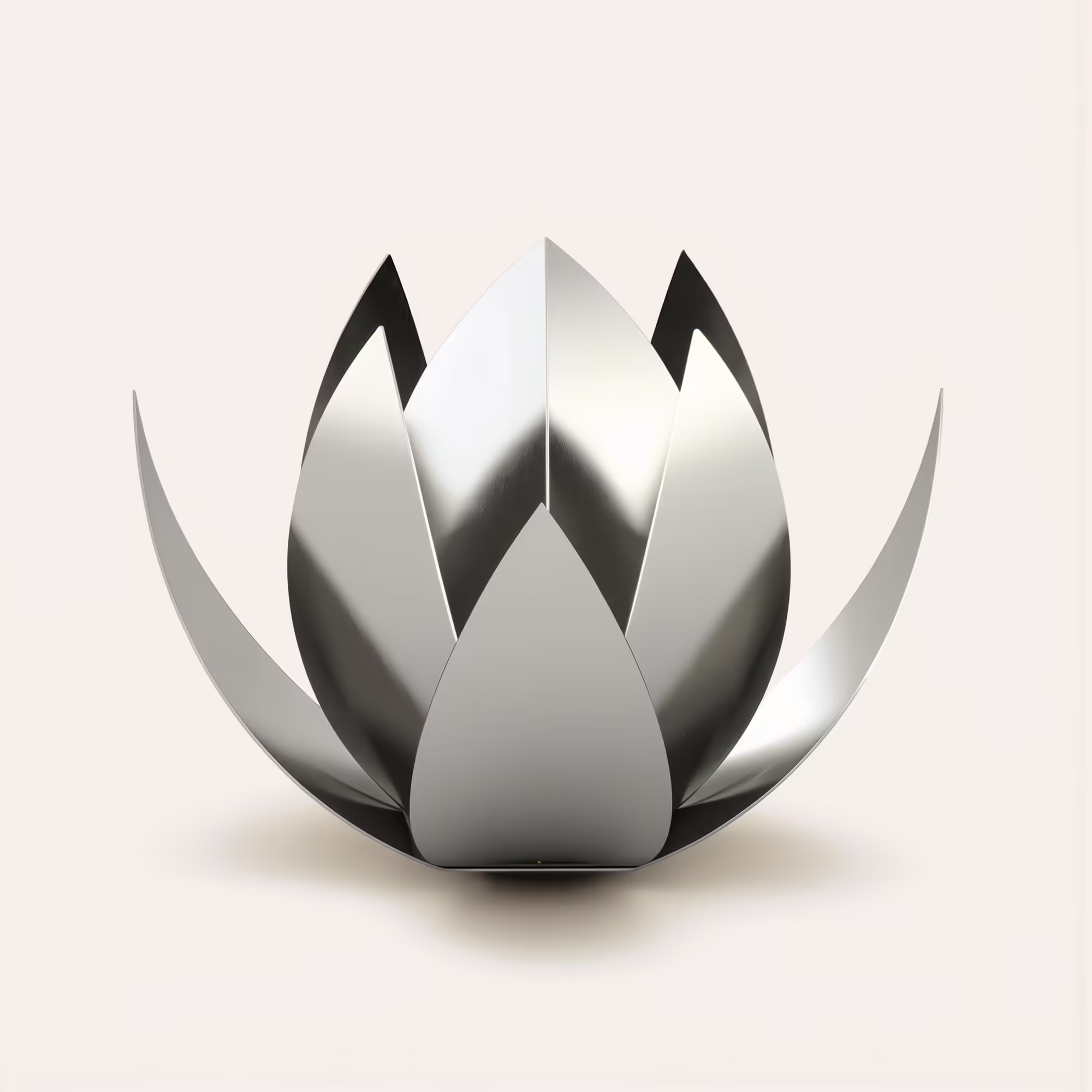 stainless steel petal urn for ashes outdoor