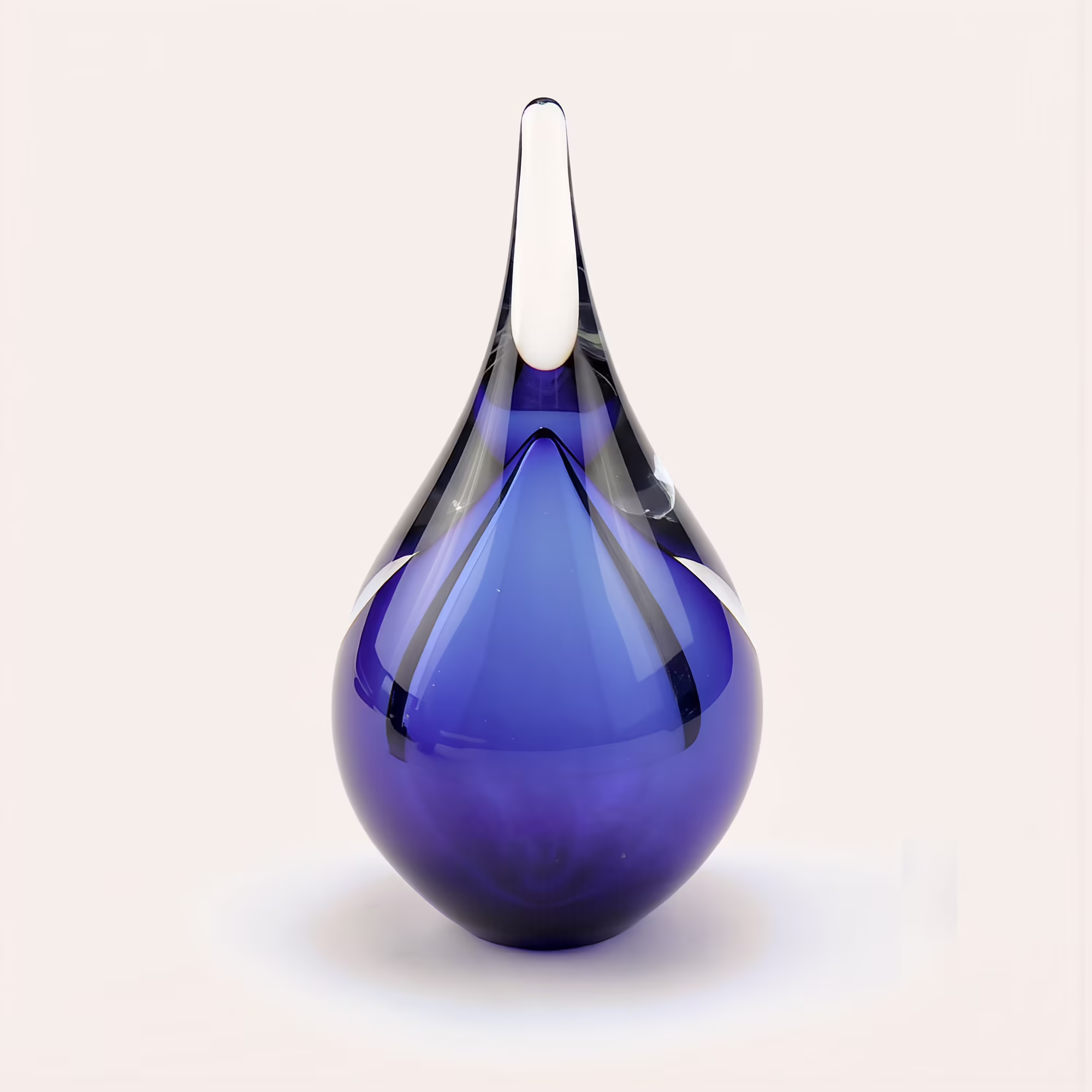 Teardrop Glass Mini Urn