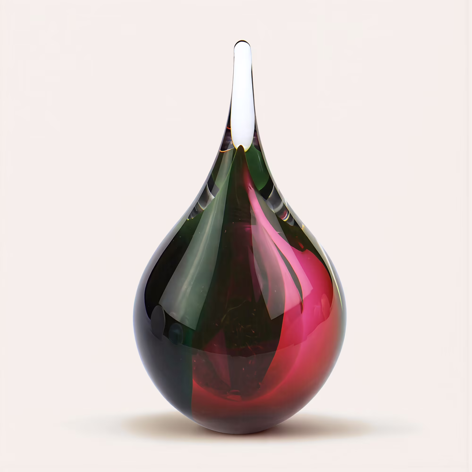 Teardrop Glass Mini Urn