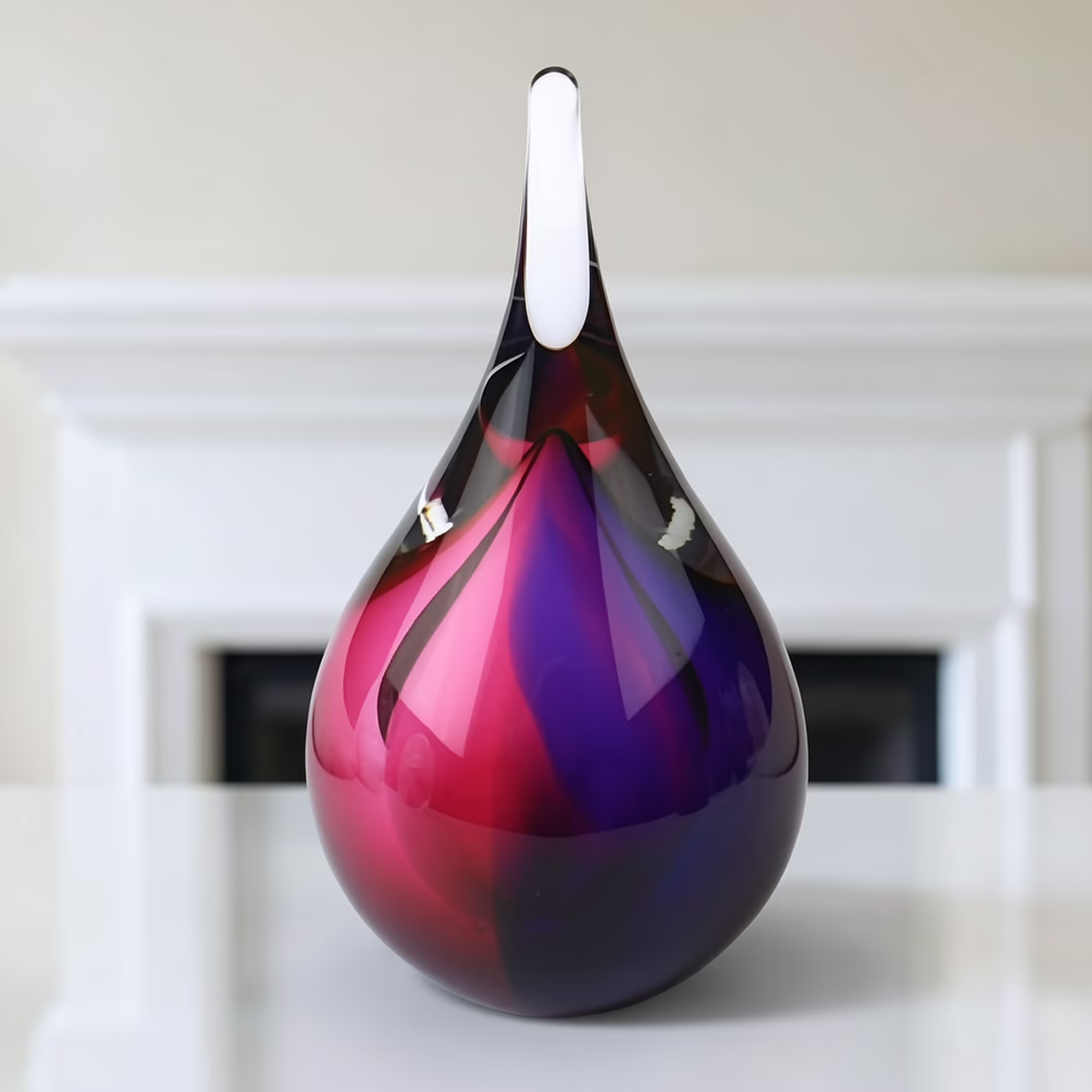 Teardrop Glass Mini Urn