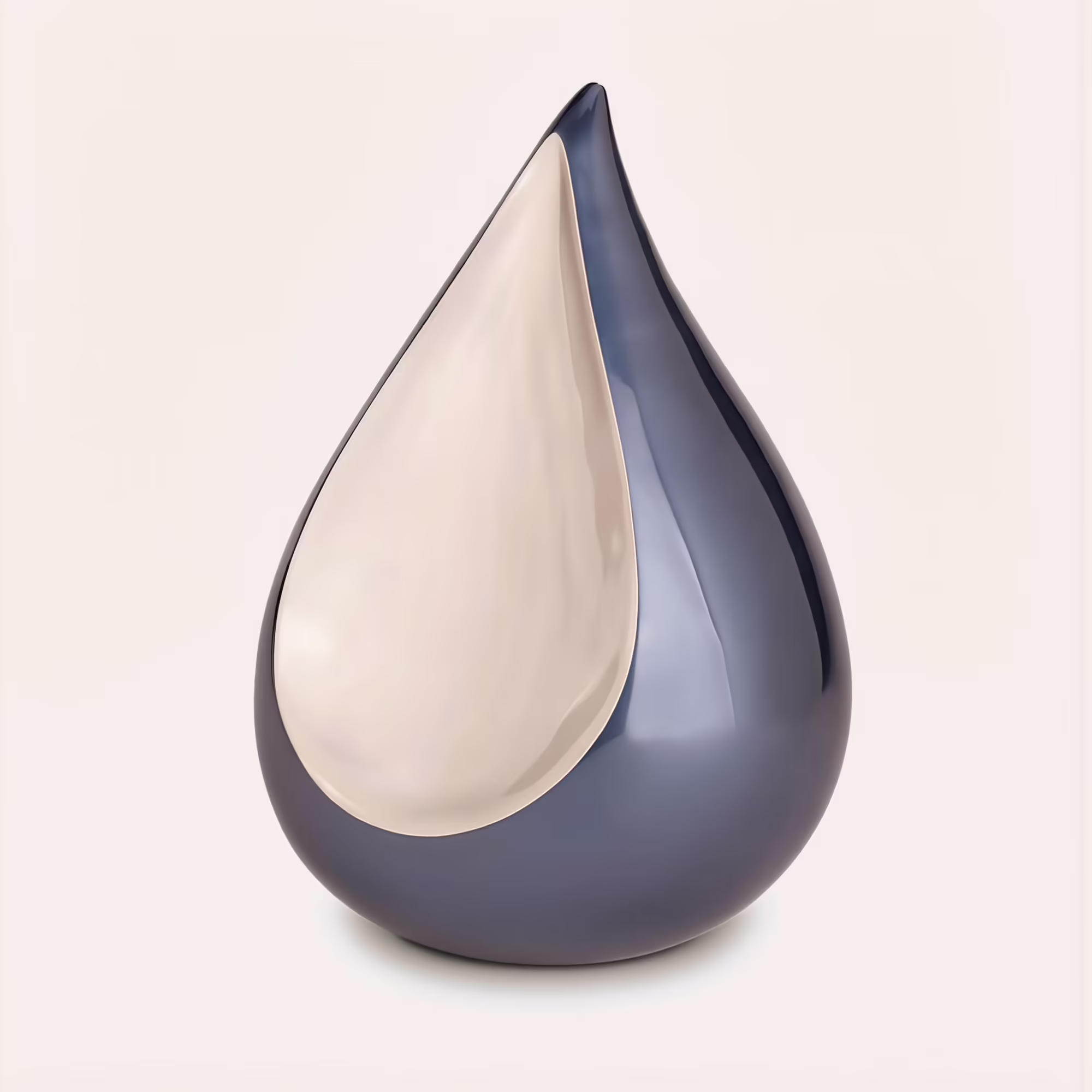 Navy Teardrop Shaped Urn