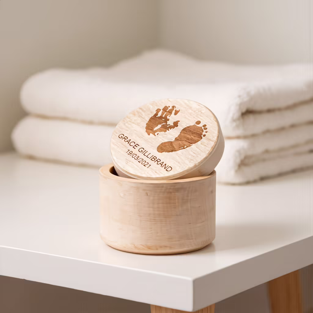 personalised baby urn for ashes box