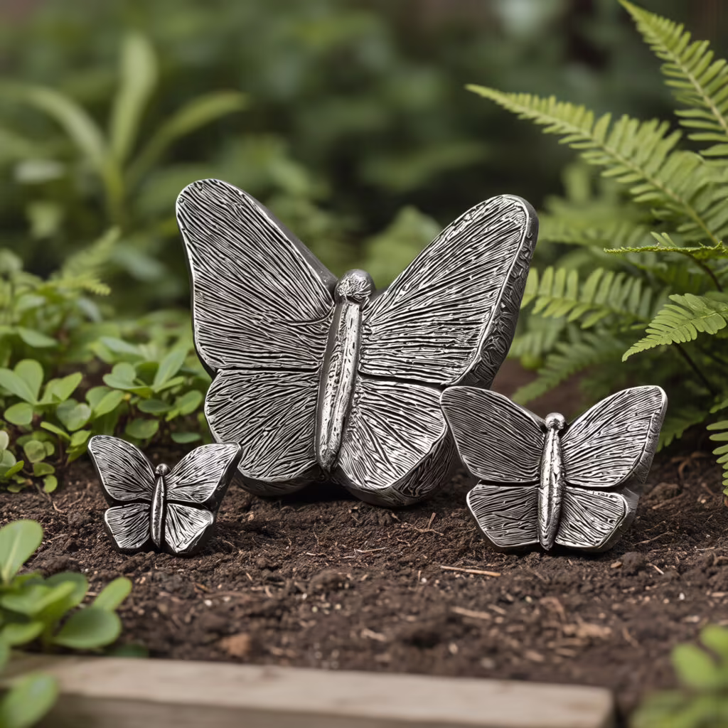 silver butterfly urn for ashes