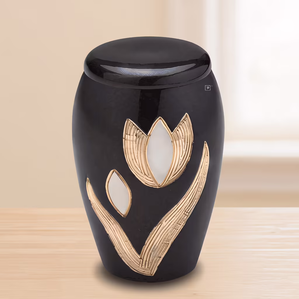 Black & Gold Keepsake Urn