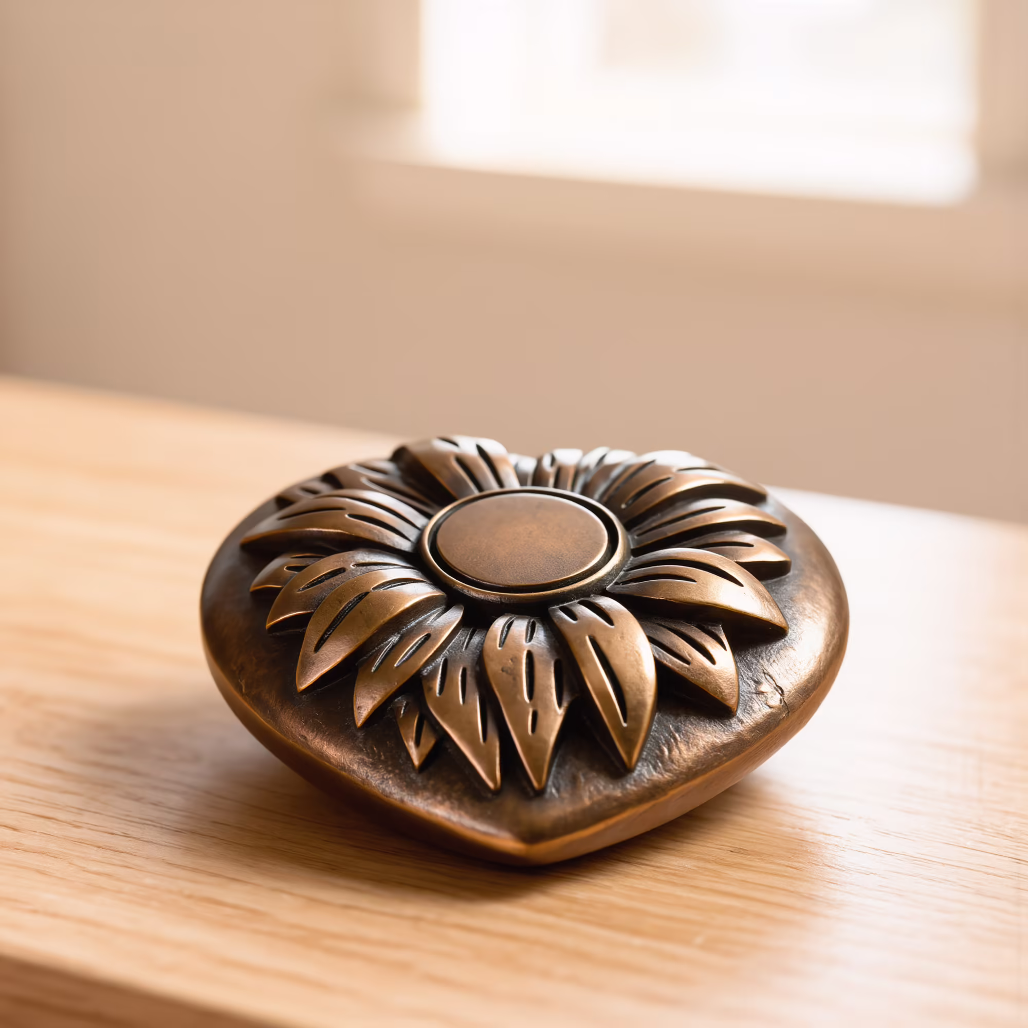 Bronze Mini Urn - The Daisy