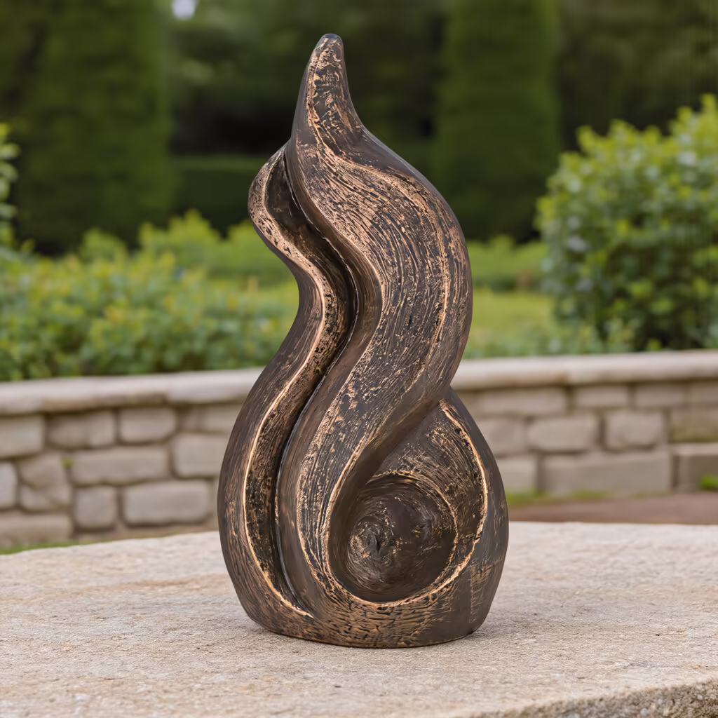 bronze statue urn