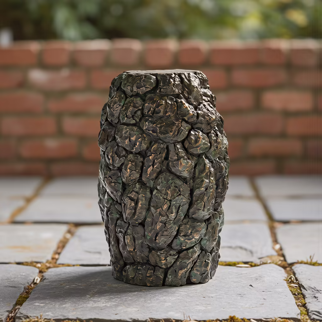 bronze garden tree urn