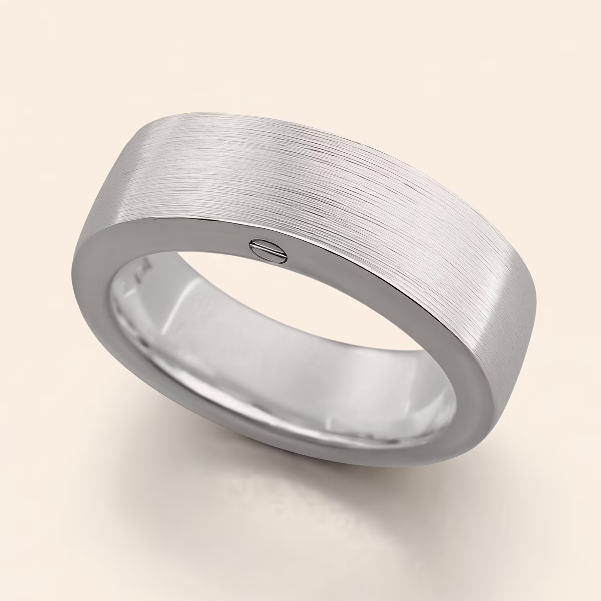 Brushed Memorial Ring
