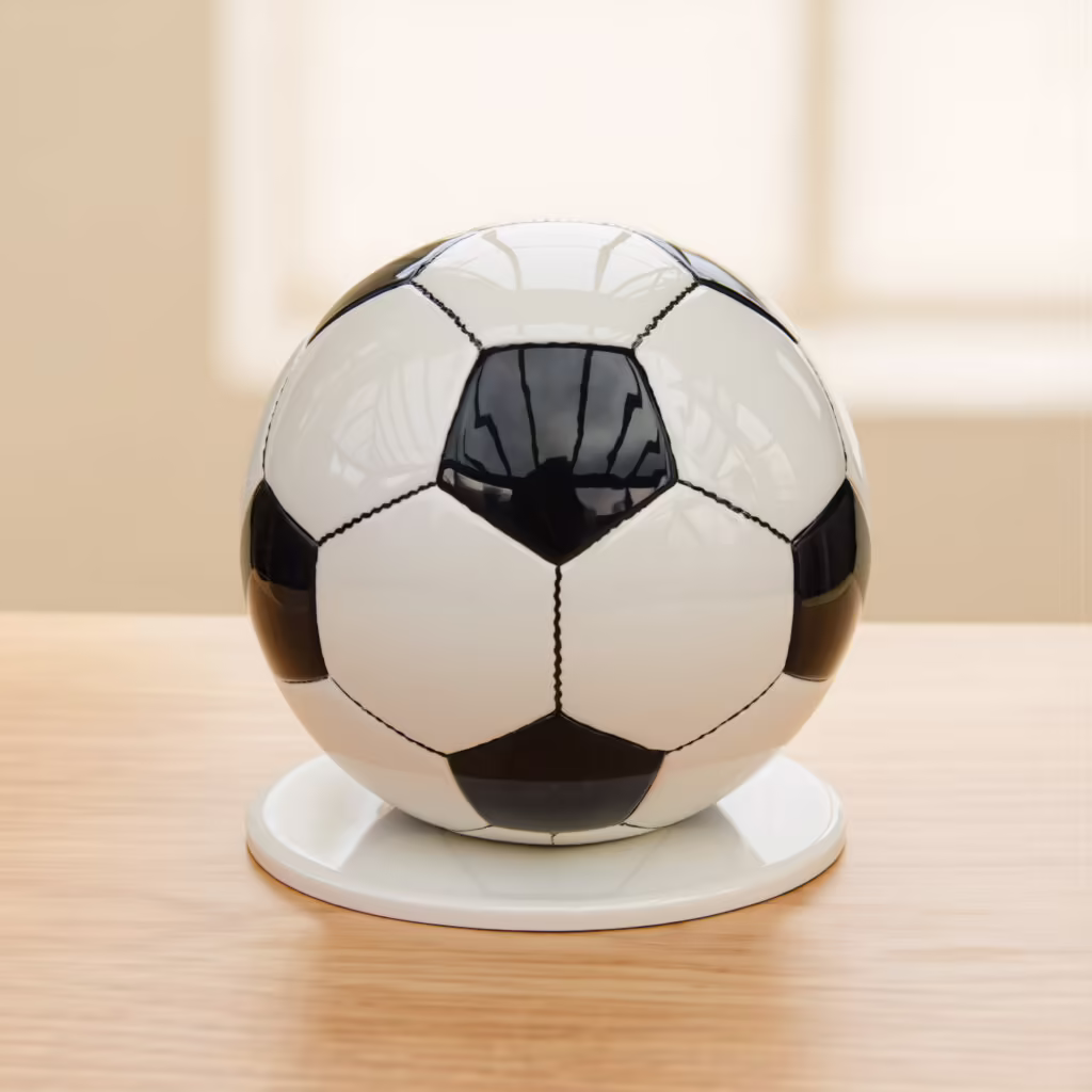 Ceramic Football Urn for Ashes