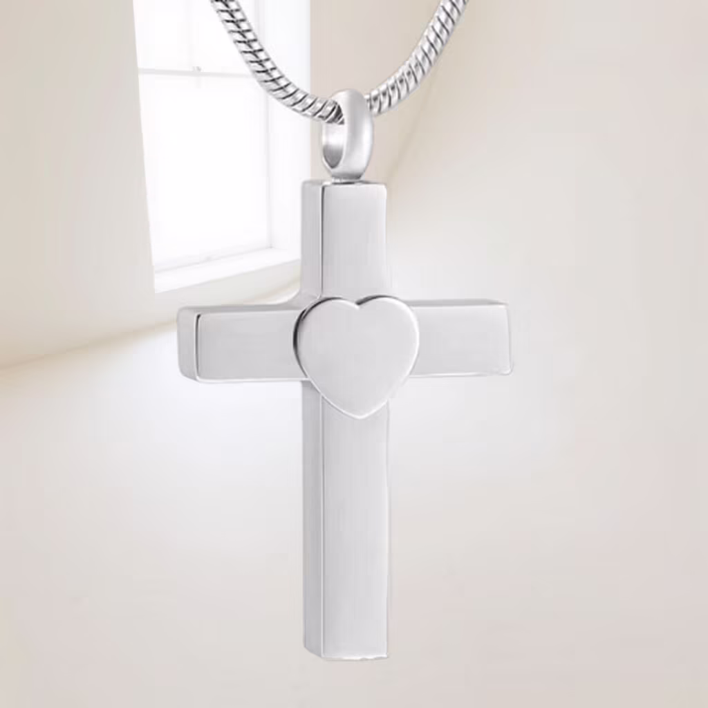 Cross Necklace for Ashes
