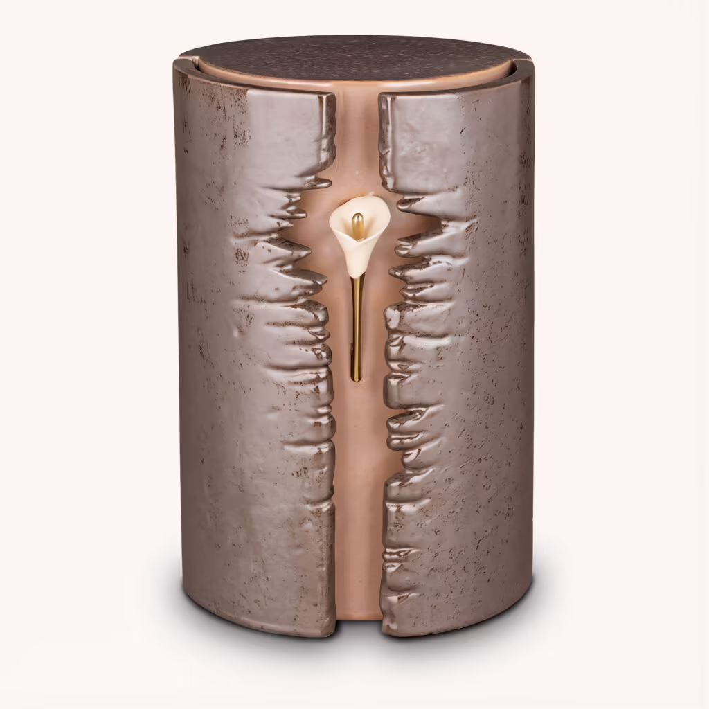 Encased Lily Urn