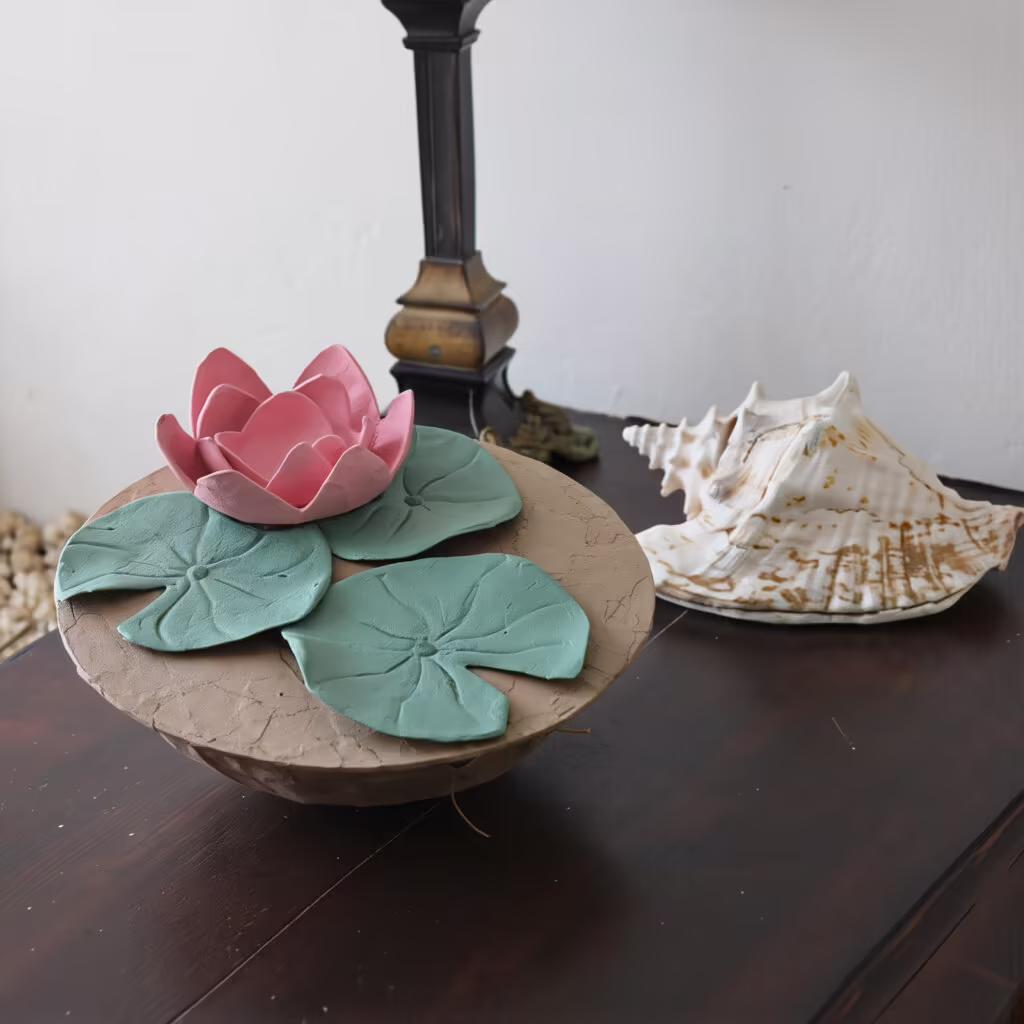Floating Lotus Urn Display