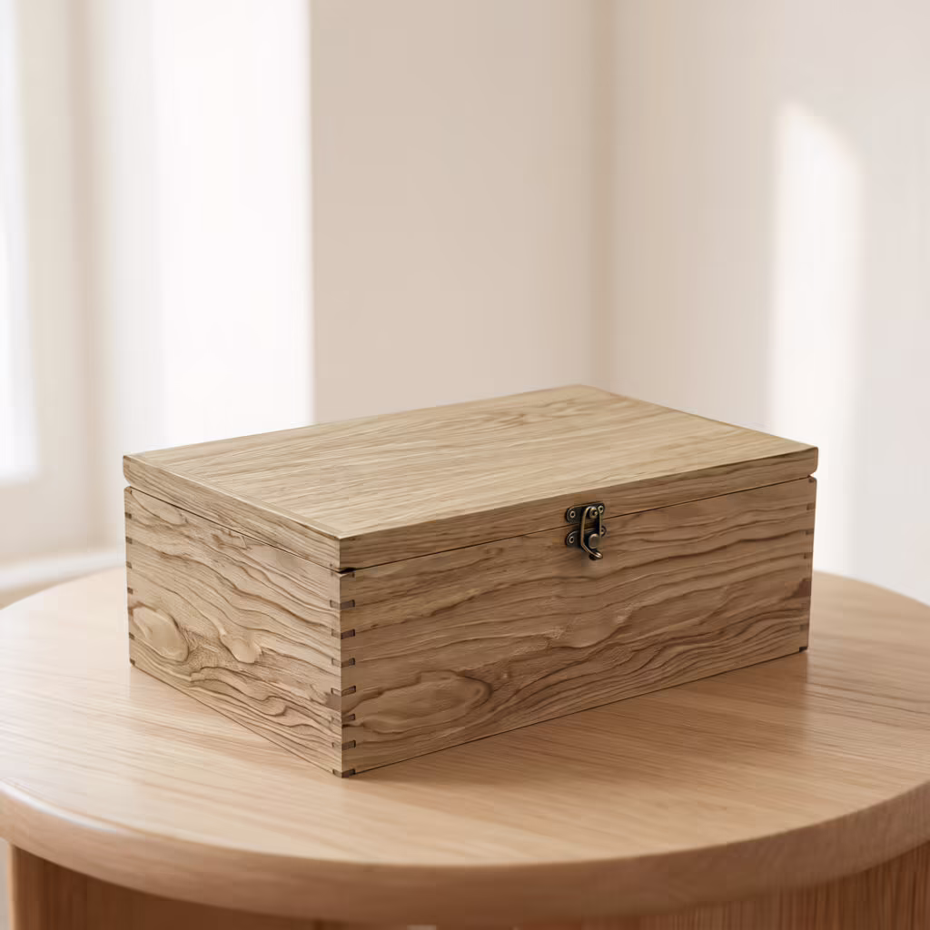 Handmade Wooden Urn Casket