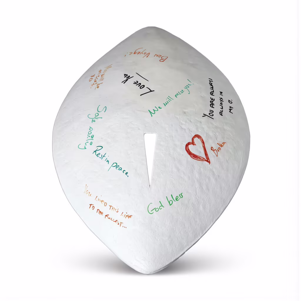 Love Note Water Urn Decorated
