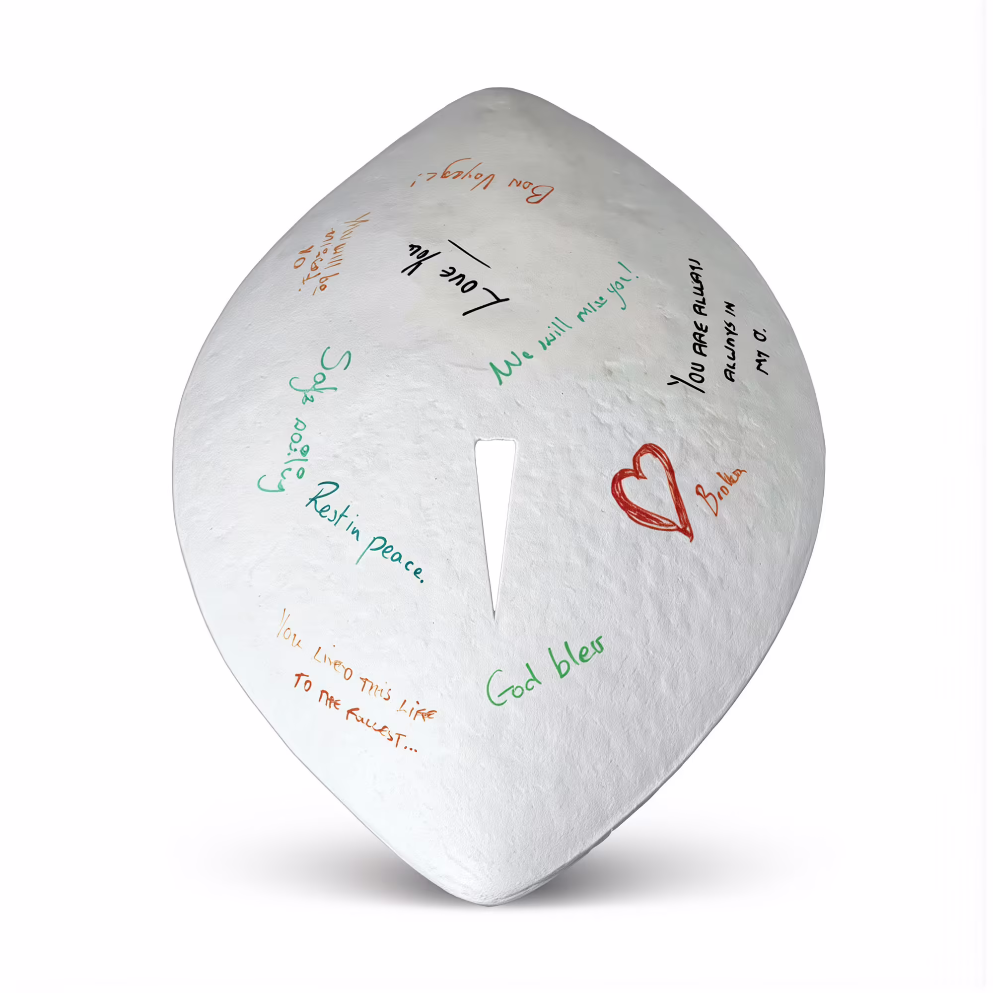 Love Note Water Urn Decorated