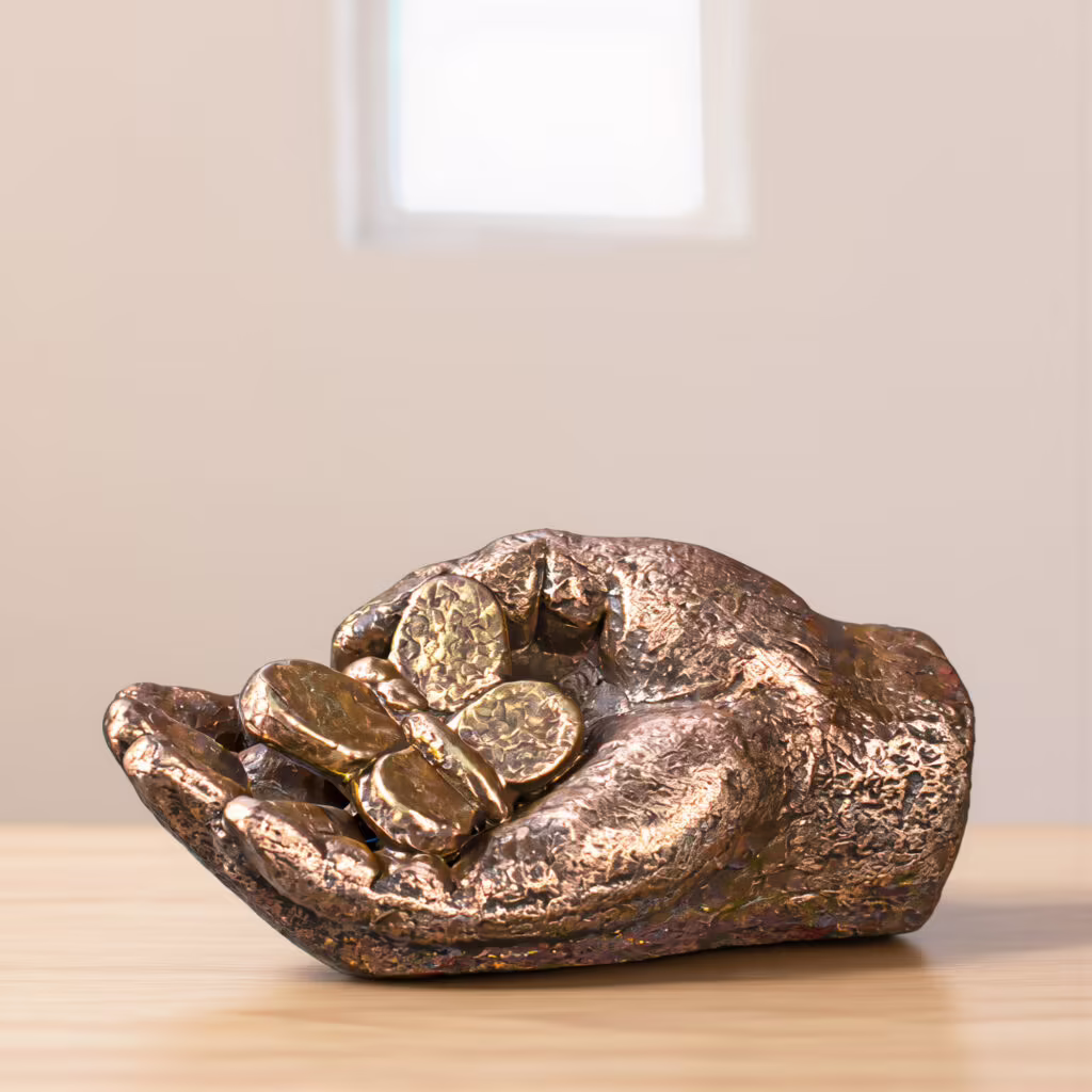 Loving Hand artist Urn