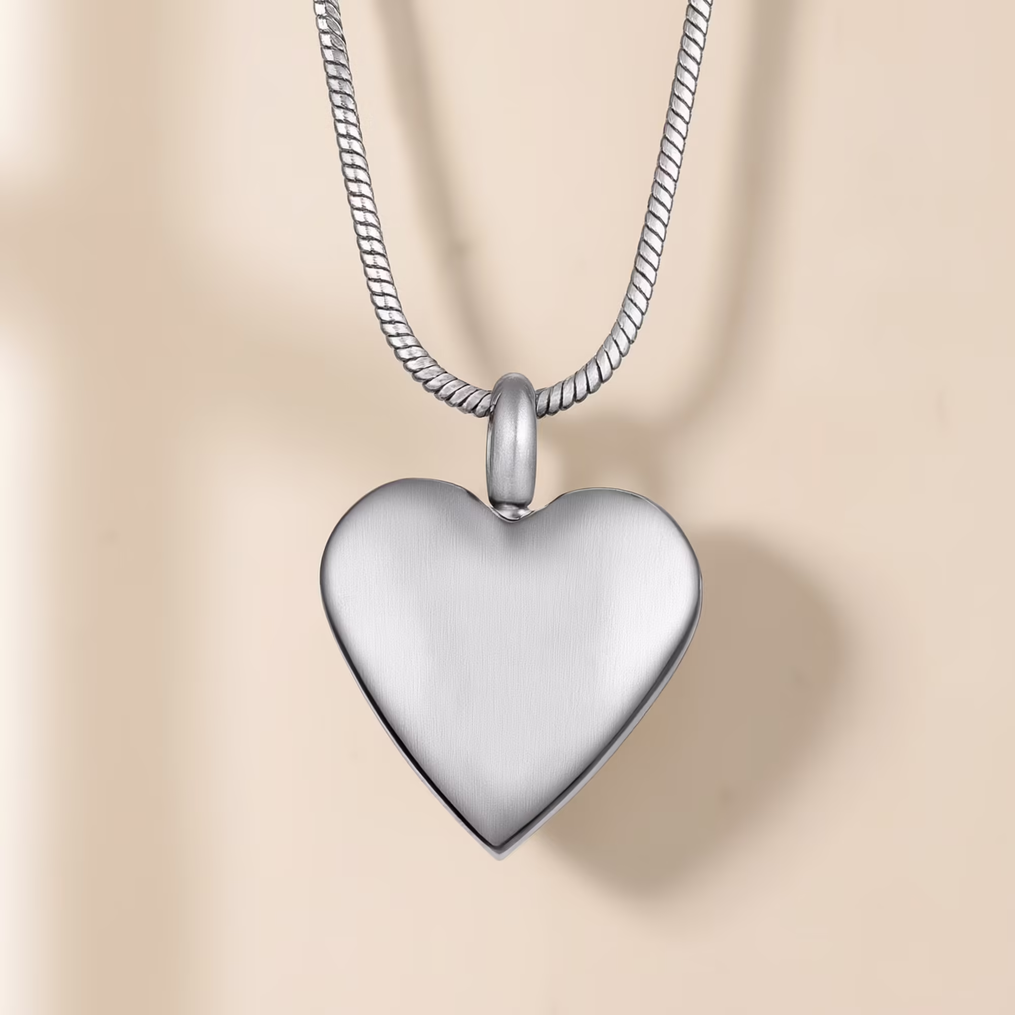 Personalised Heart Necklace for Ashes