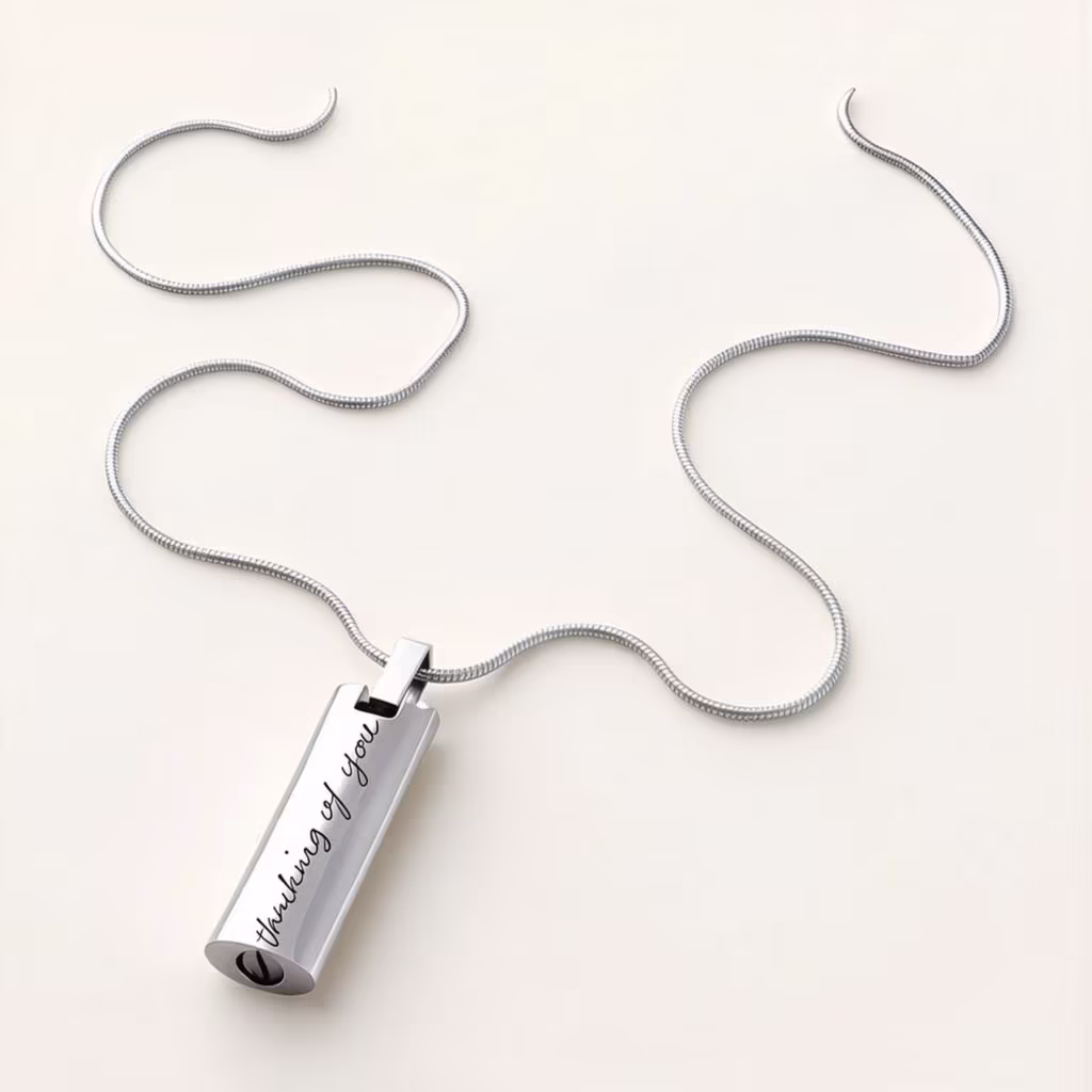 Personalised Pendant Necklace for Ashes
