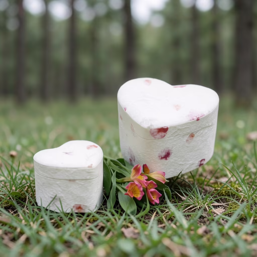 flower burial biodegradable