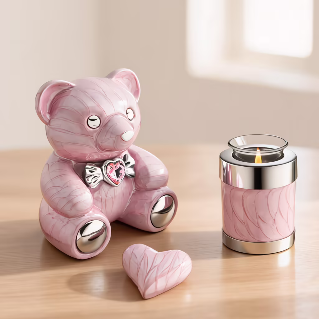 Precious Teddy Baby Urn