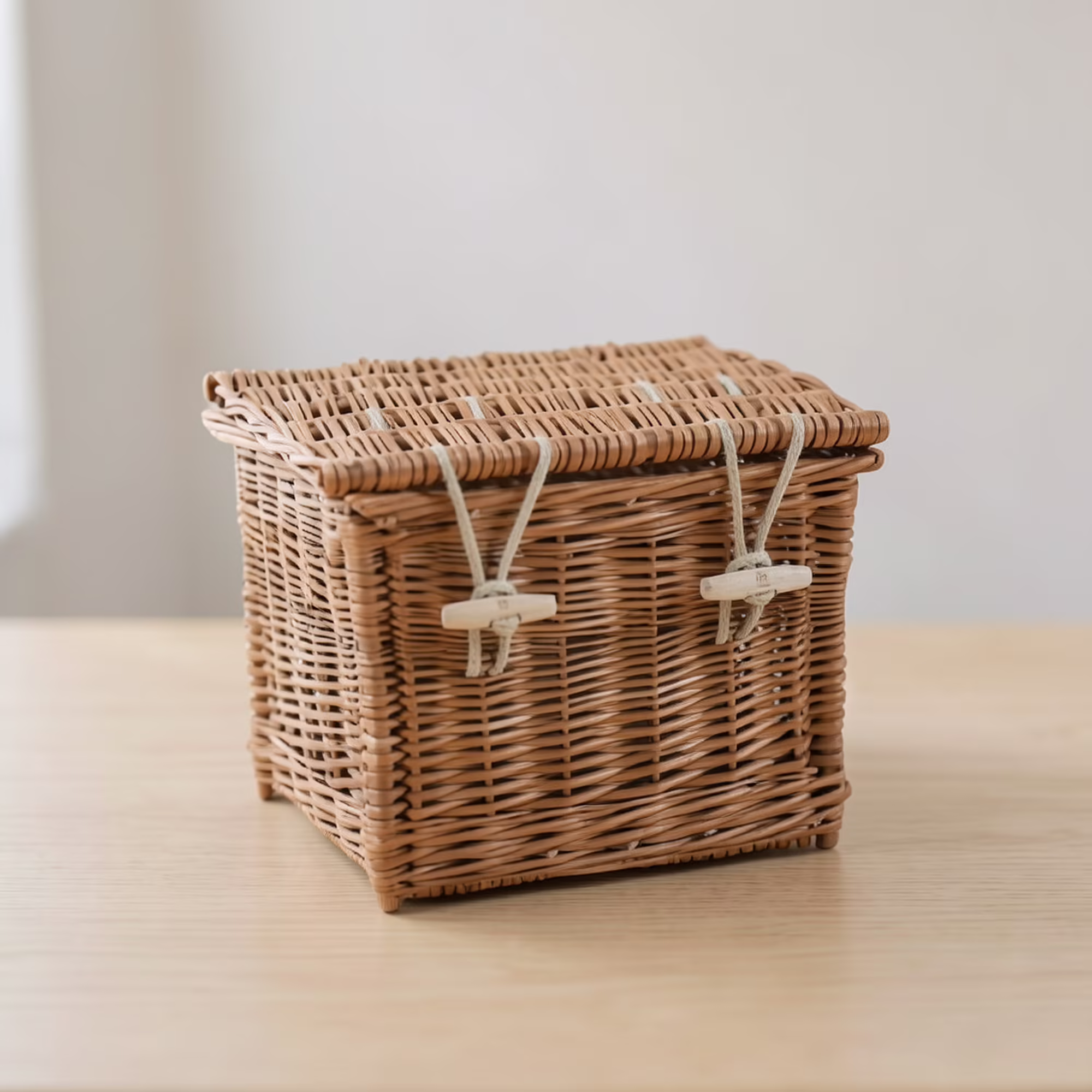 Rectangular Willow casket dark