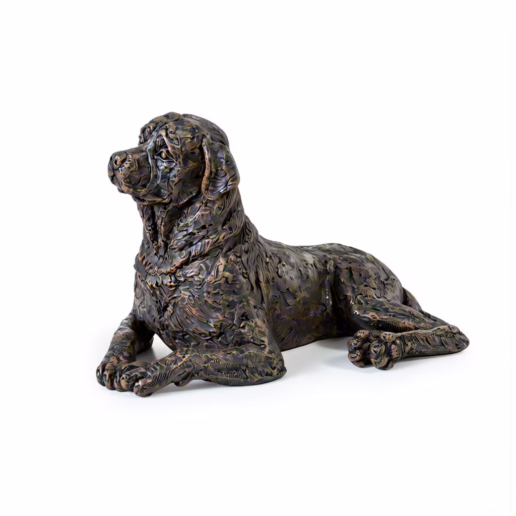Rottweiler Figurine Cremation Urn