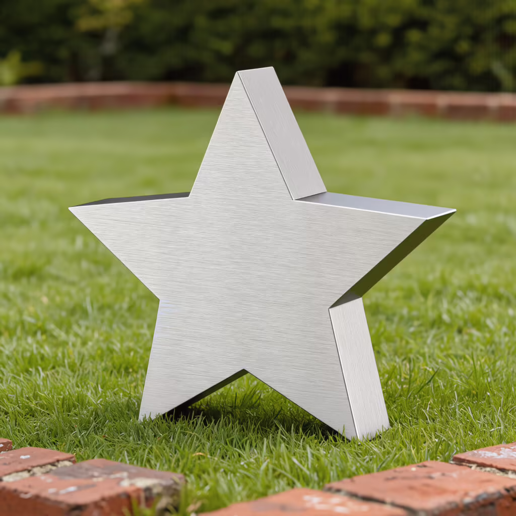 Stainless_Steel_Star_Urn_For_Garden