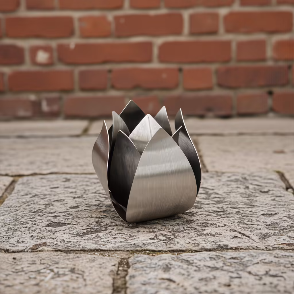 steel tulip urn for ashes