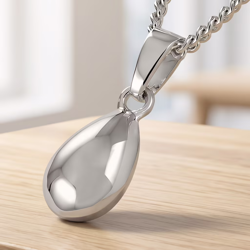 Tender Teardrop Cremation Necklace