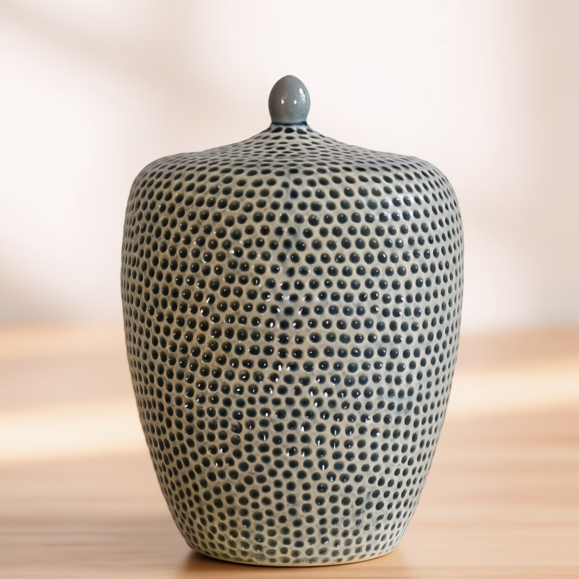 Textured Ceramic Urn