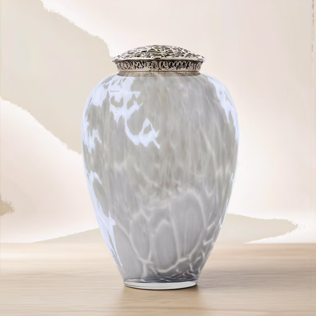Traditional Glass Adult Urn